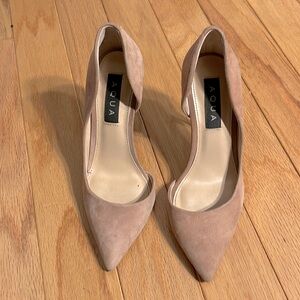Women’s Aqua Suede Stiletto Heels 6.5